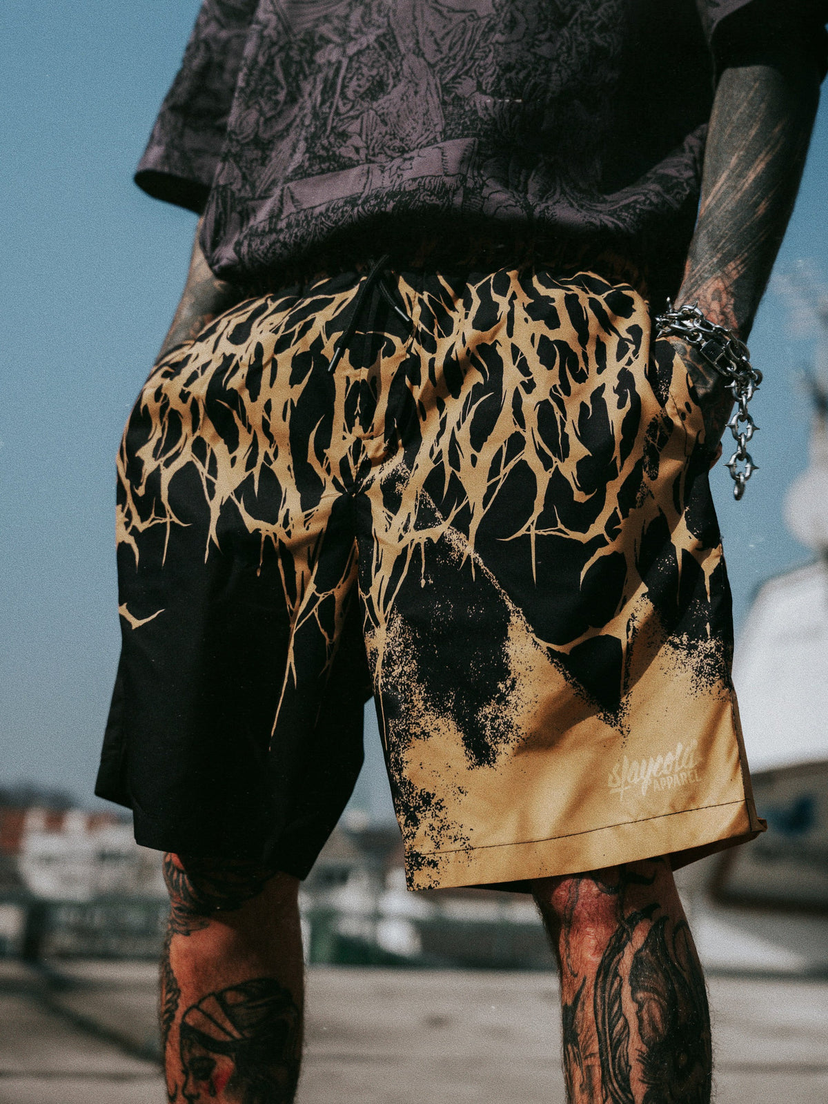 Reign Of Blood (Ocker) - Boardshorts