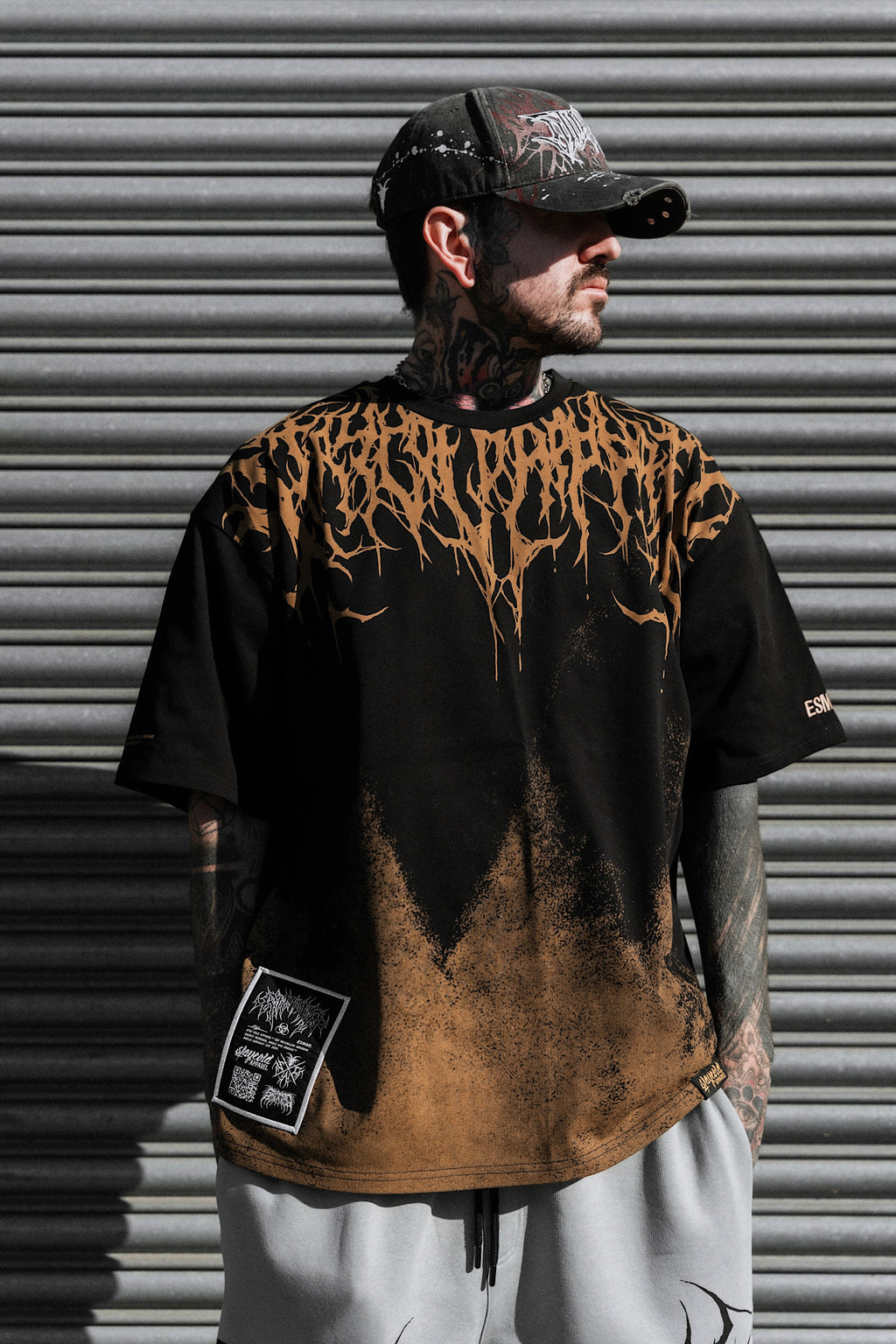 Reign Of Blood (Ocker) - Oversized T-Shirt (250GSM)