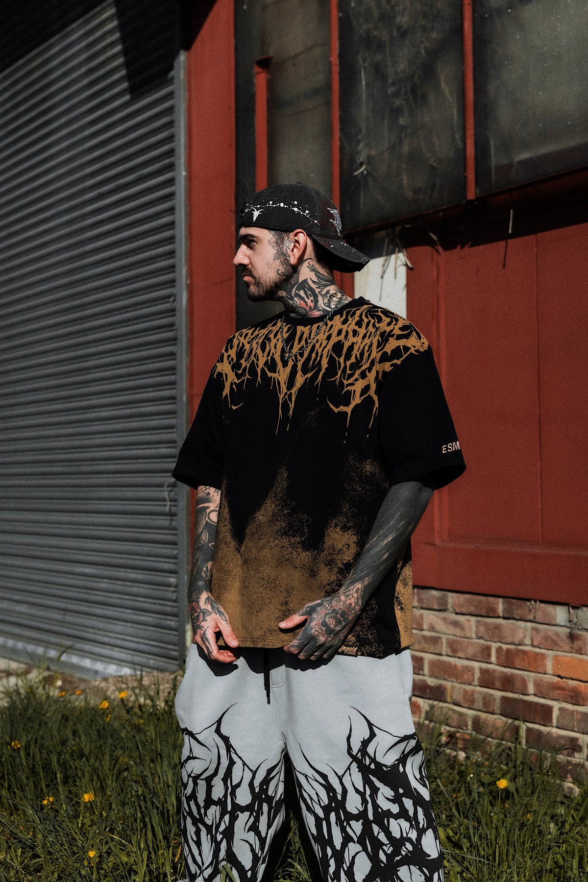 Reign Of Blood (Ocker) - Oversized T-Shirt (250GSM)