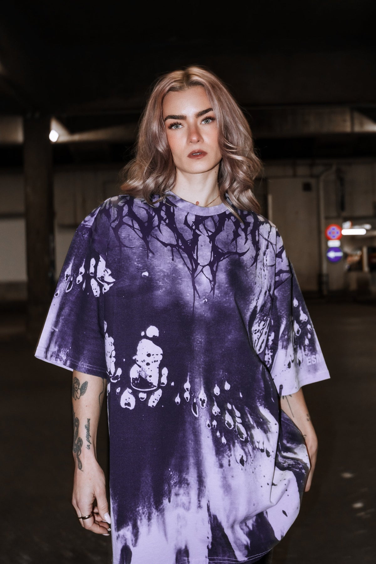 Reign Of Blood (Purple) - Oversized T-Shirt (200GSM)