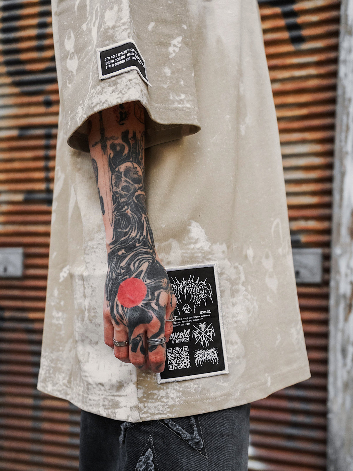 Reign Of Blood (Dirty Sand) - Heavy Oversized T-Shirt (250GSM)
