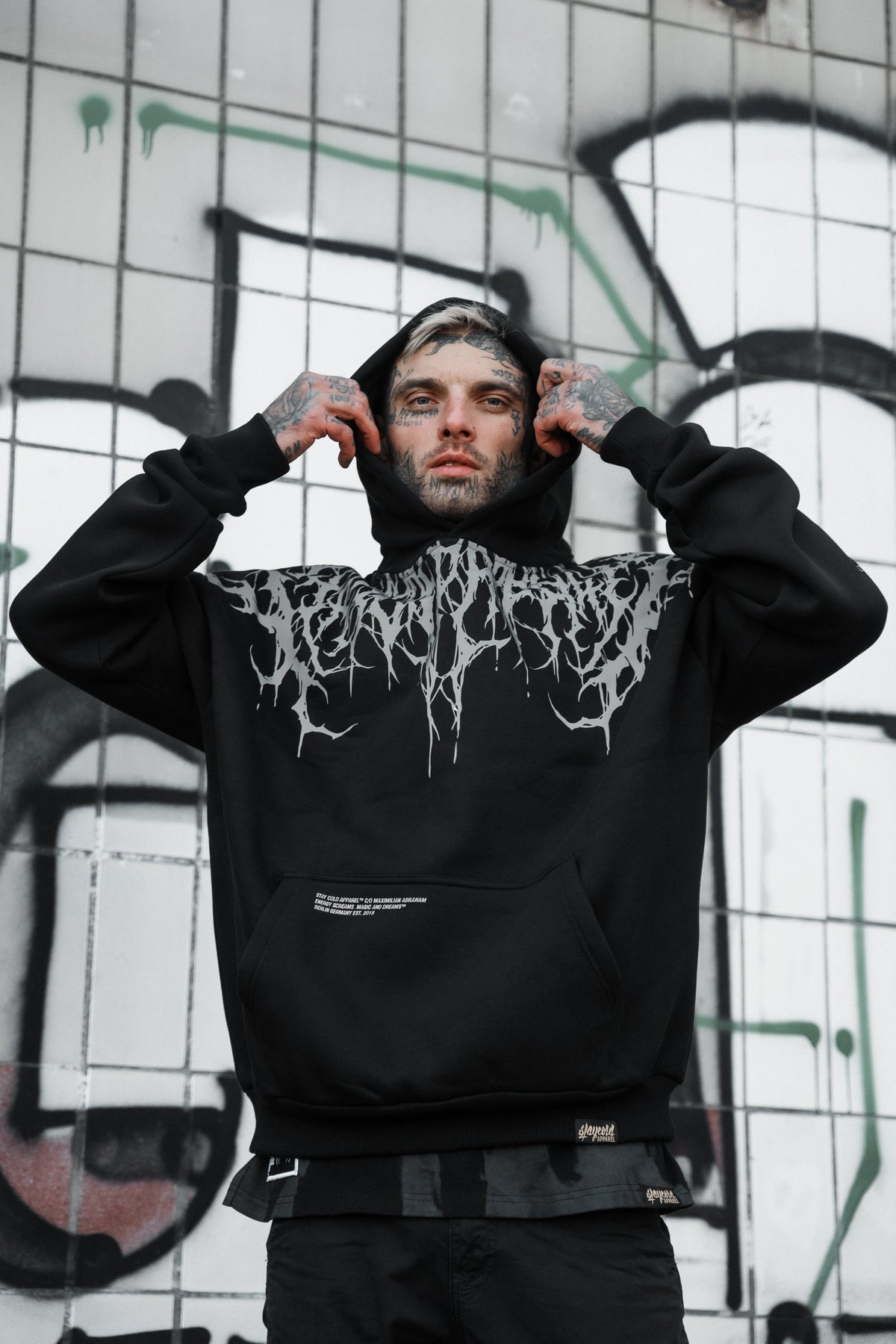Reign of Blood (3M Reflective) - Heavy Oversized Hoodie 400GSM