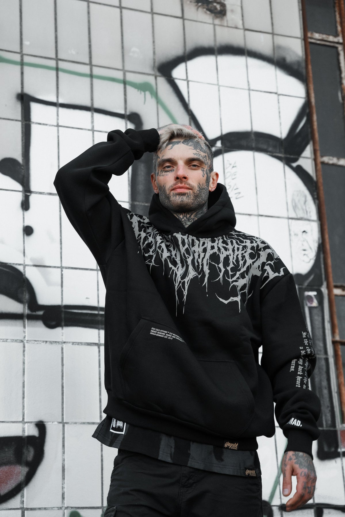 Reign of Blood (3M Reflective) - Heavy Oversized Hoodie 400GSM