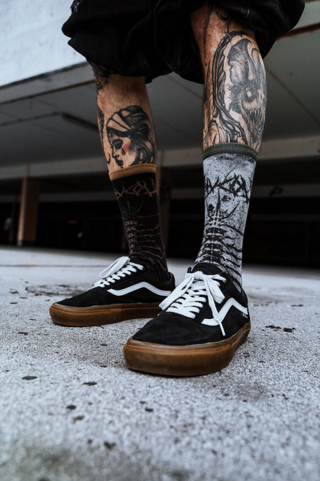 Rustpatch (Ocker) - Comfort Socks