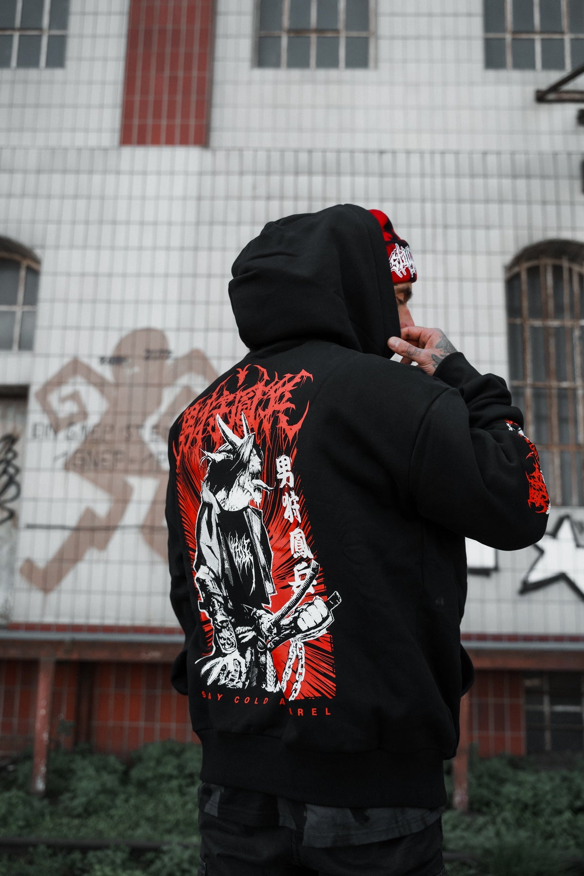 Samurai Demon - Oversized Hoodie