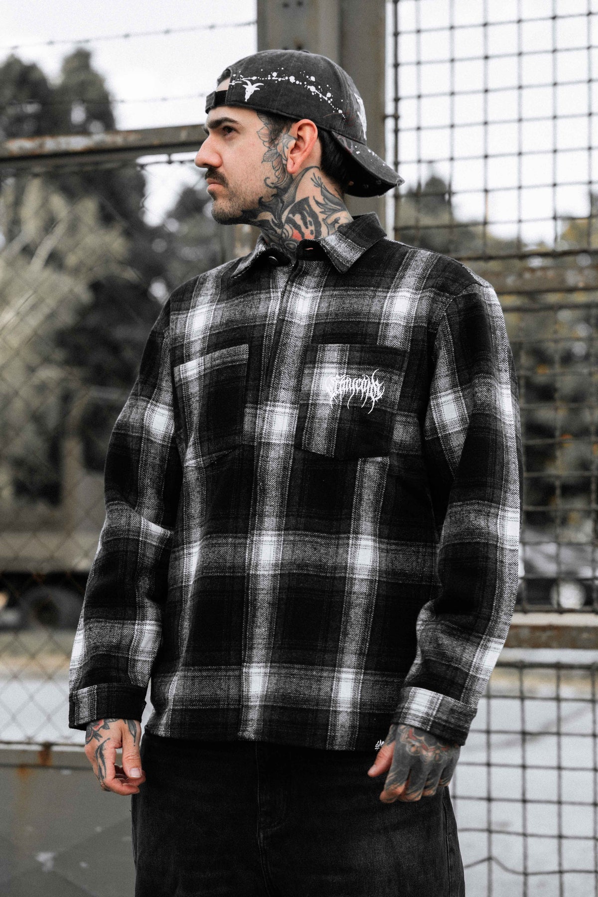 Shadow Plaid - Flannel Shirt (320GSM)