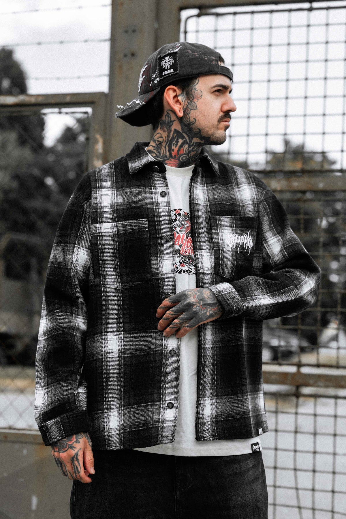 Shadow Plaid - Flannel Shirt (320GSM)