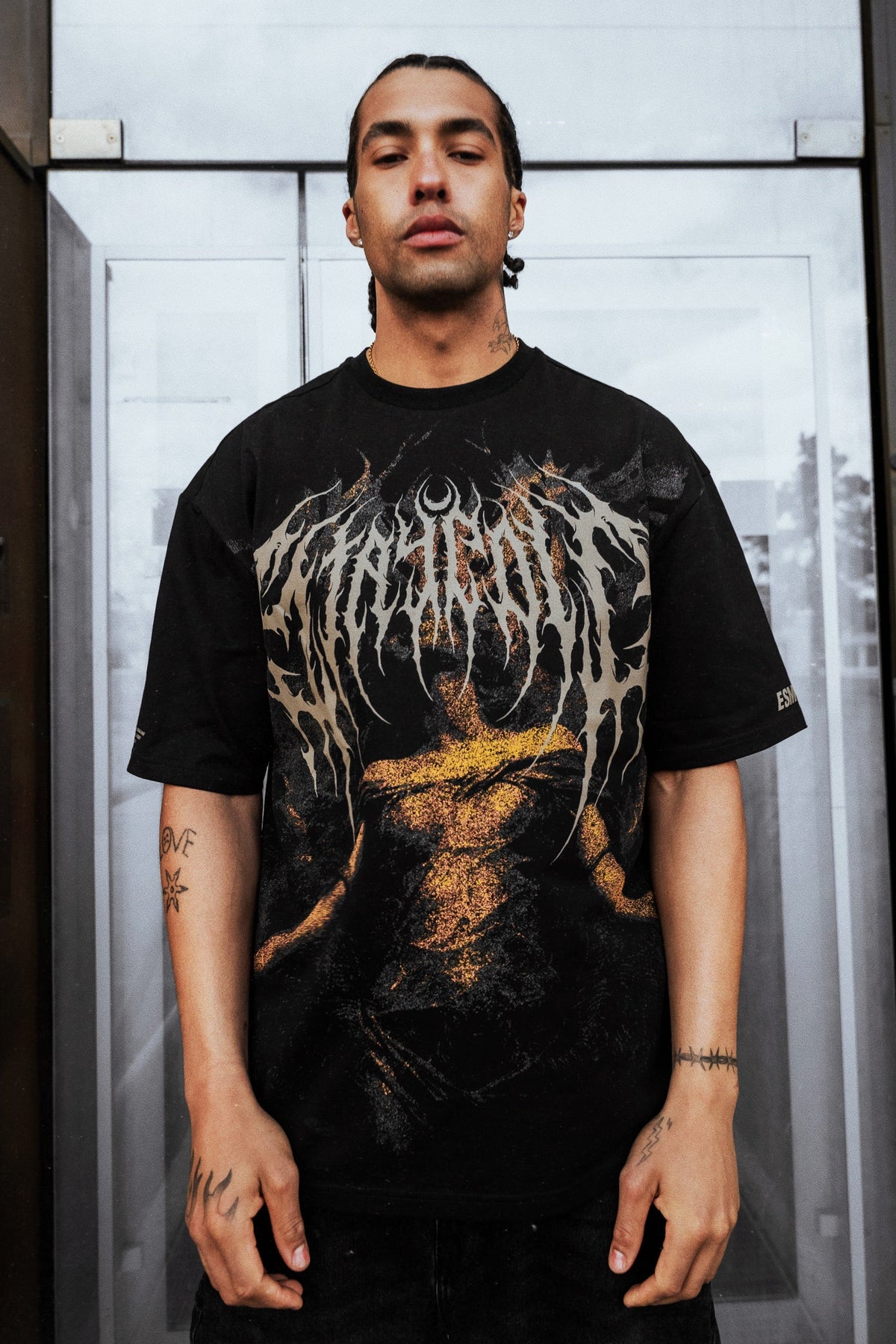 Skinwalker (Black) - Oversized T-Shirt (200GSM)