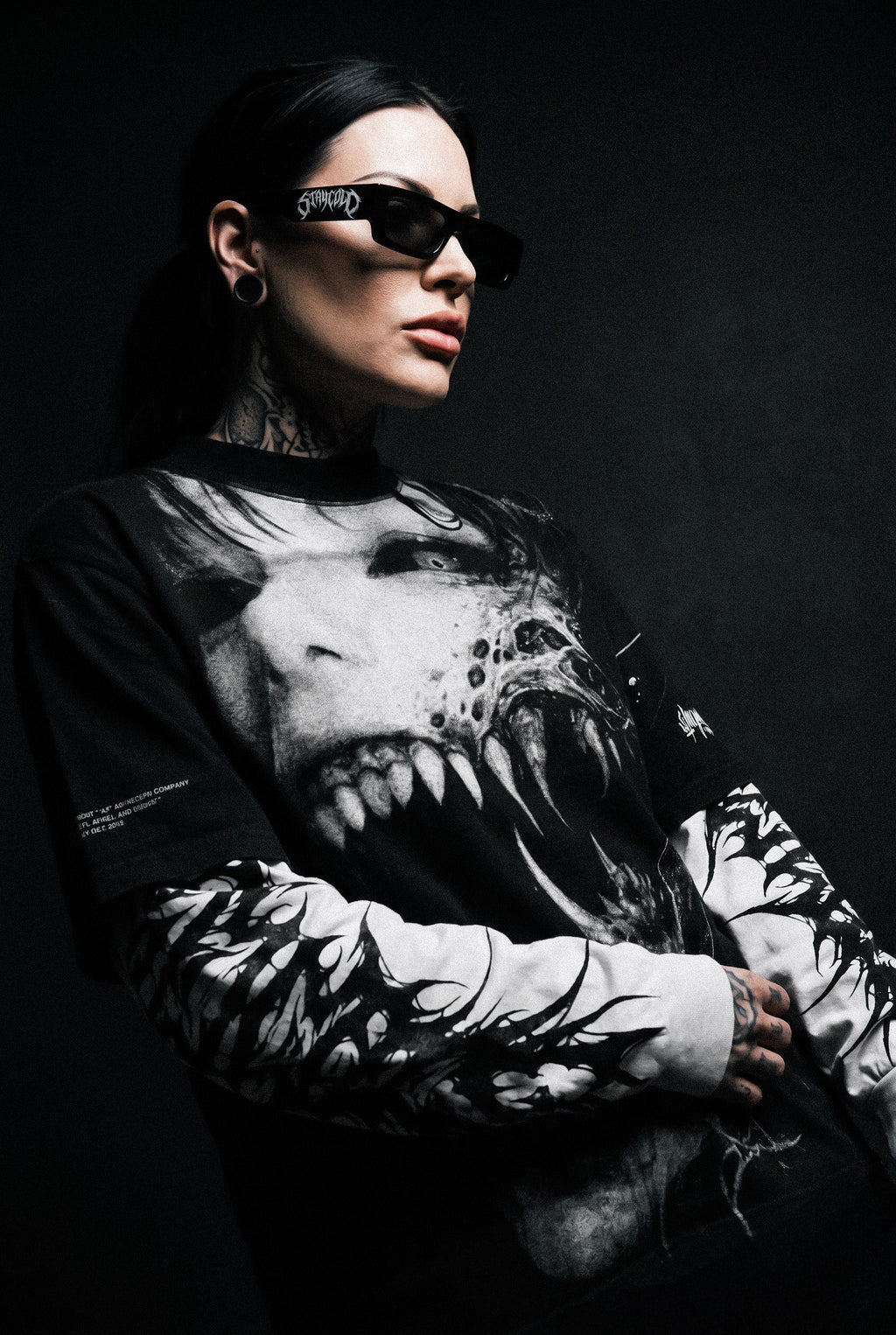 Soulshred (Black) - Double-Layer Longsleeve (250GSM)