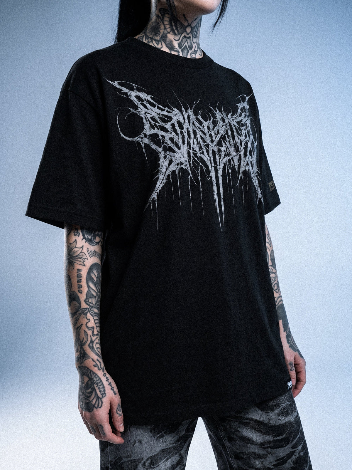 Spinebreaker (Black) - Regular T-Shirt (200GSM)