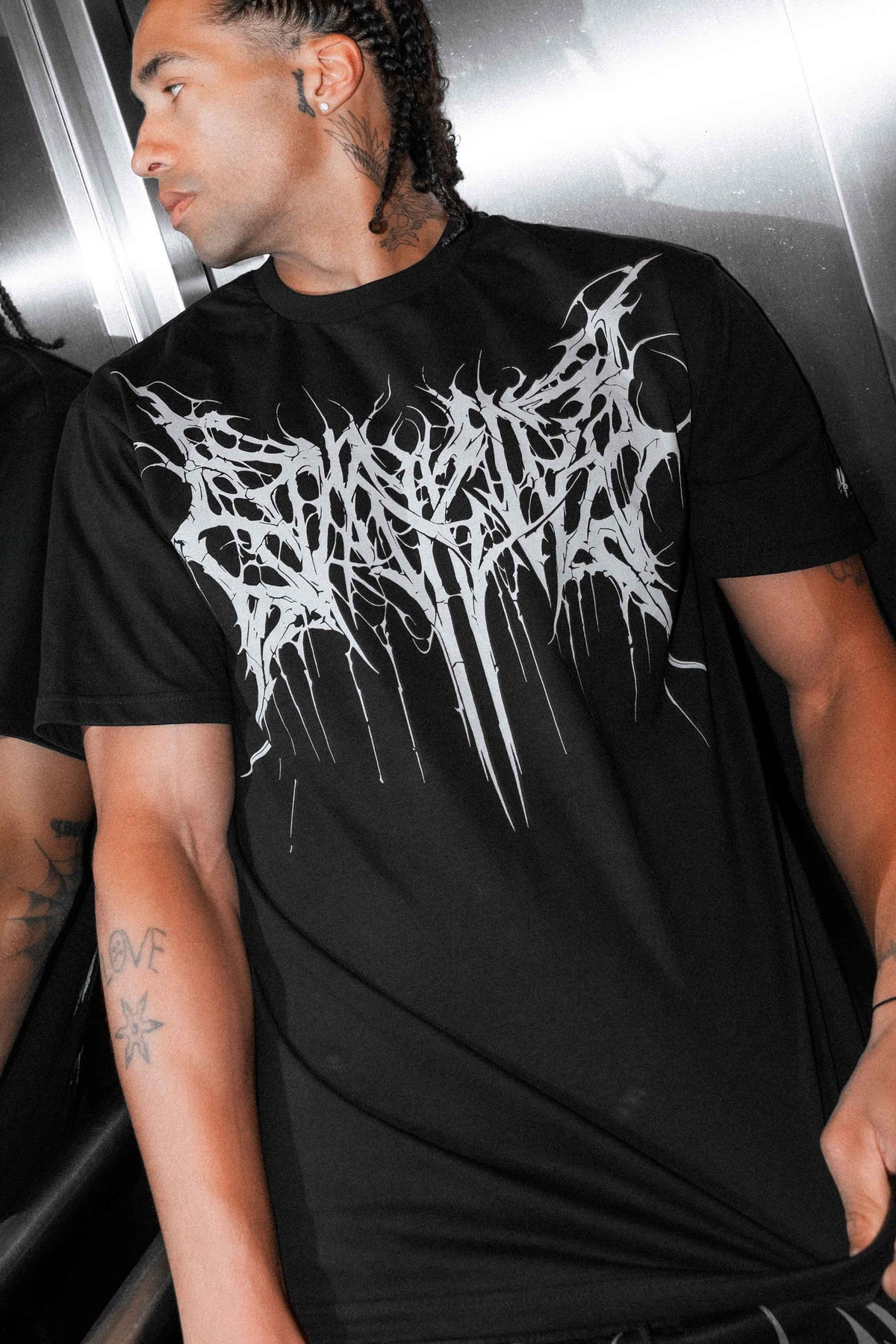 Spinebreaker (Black) - Regular T-Shirt (200GSM)