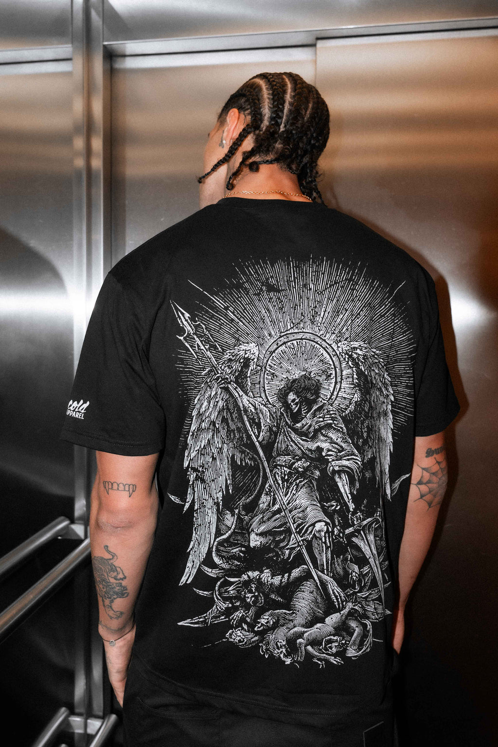 Spinebreaker (Black) - Regular T-Shirt (200GSM)