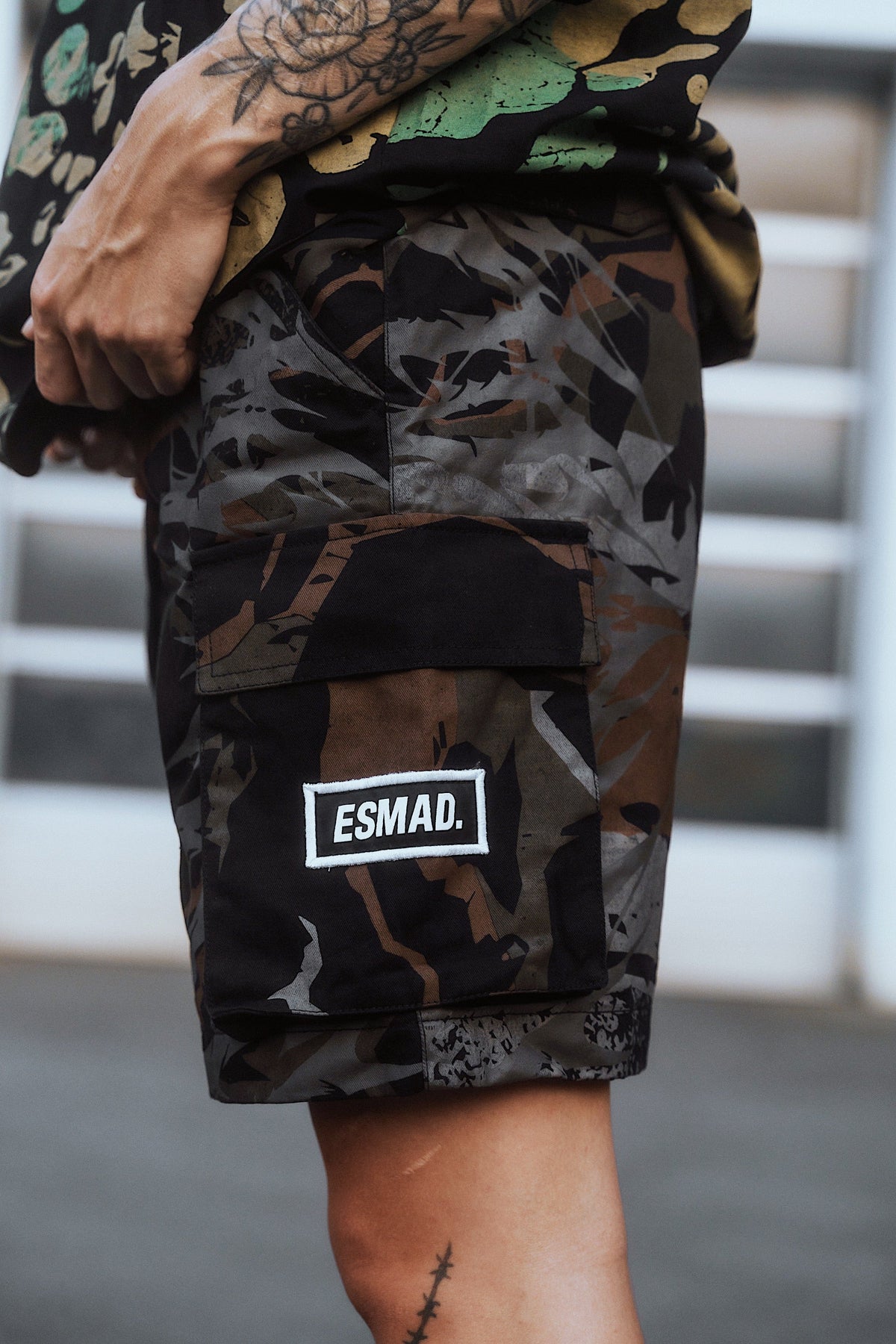 Tactical Skin (Camo) - Cargo Shorts (260GSM)