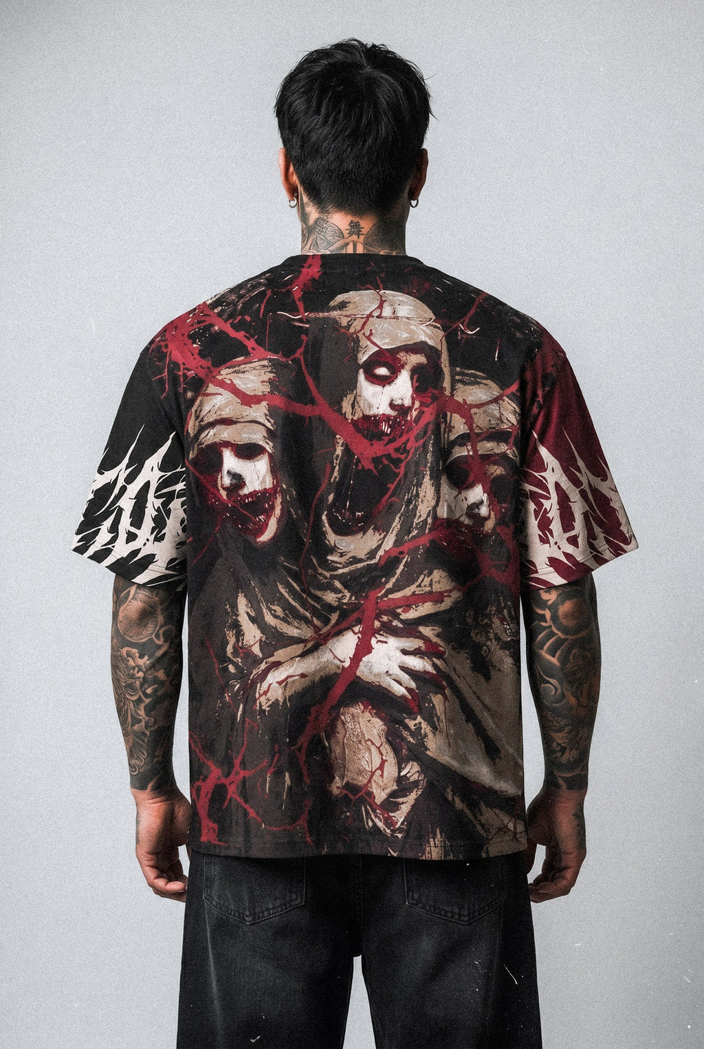 Tears of God (Black) - Oversized T-Shirt (200GSM)