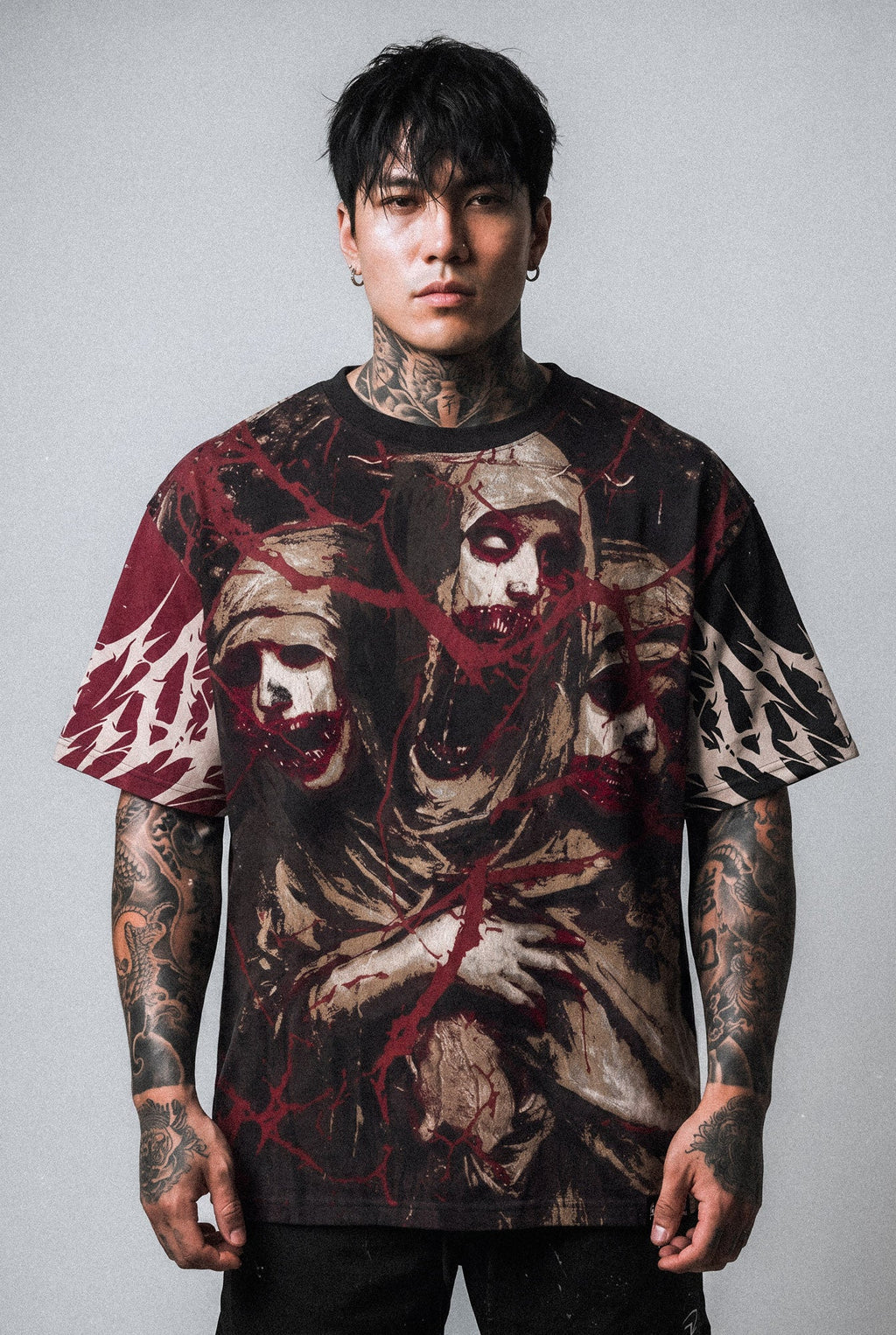 Tears of God (Black) - Oversized T-Shirt (200GSM)