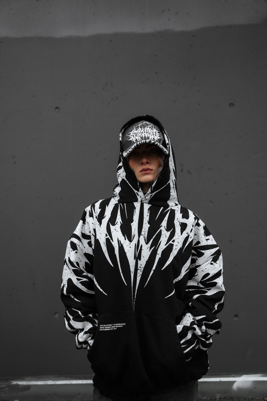 Thornbreaker (Black) - Heavy Oversized Hoodie (400GSM)