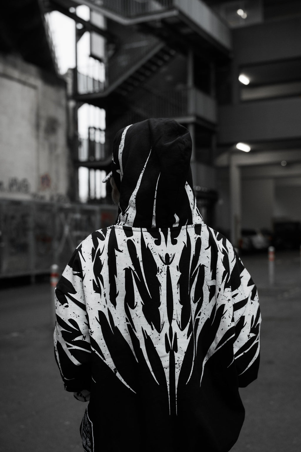 Thornbreaker (Black) - Heavy Oversized Hoodie (400GSM)