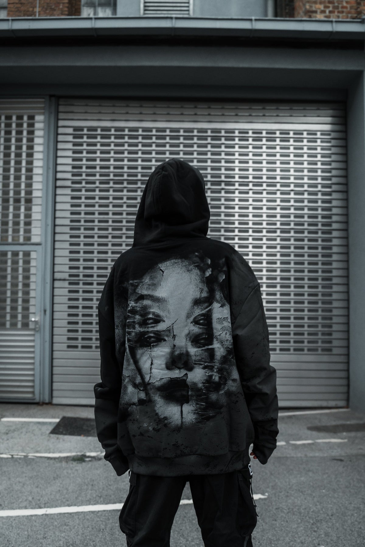 Trinity (Black) - Oversized Hoodie (350GSM)