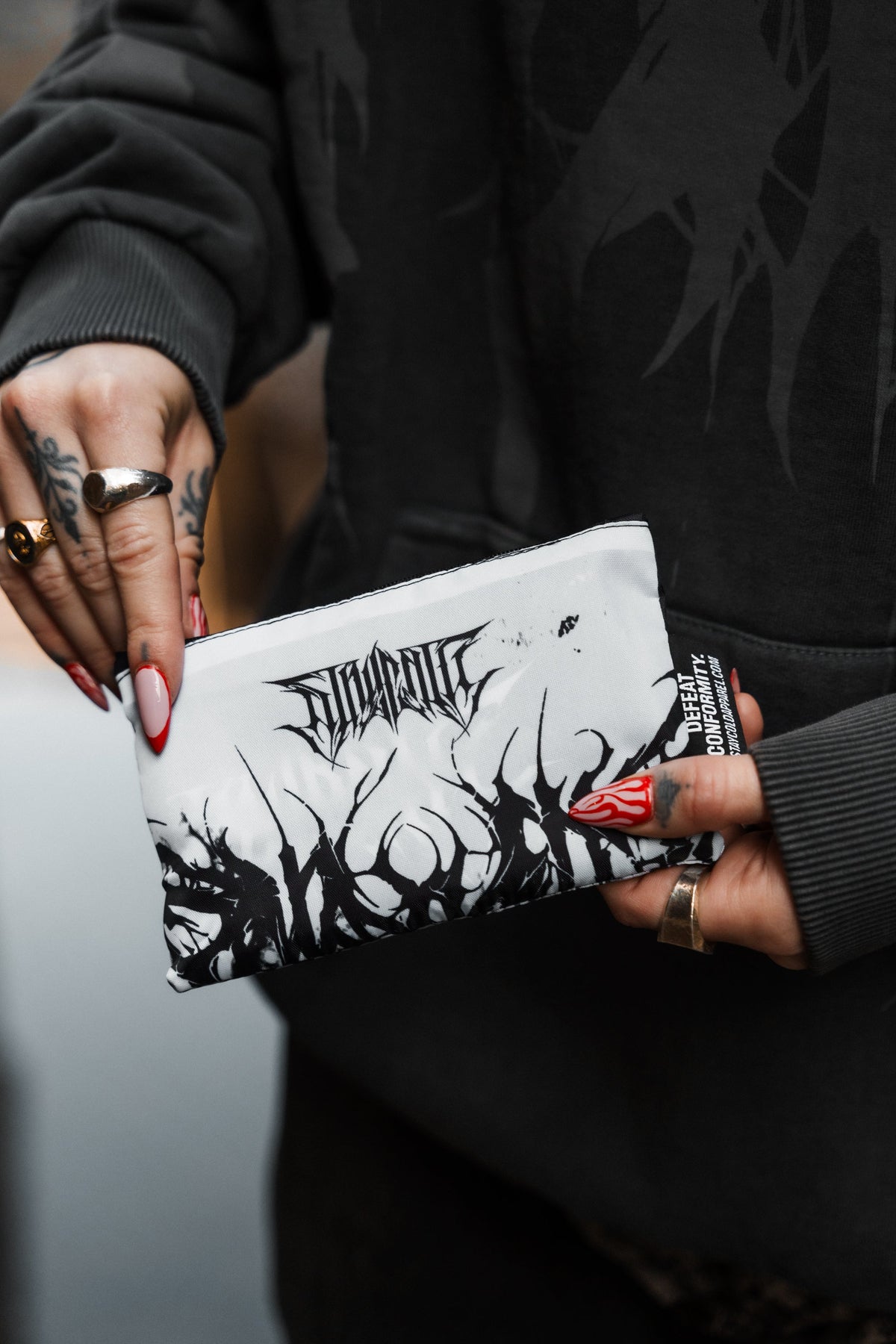 Veins Turn To Dust (Half Half) - Tote Bag