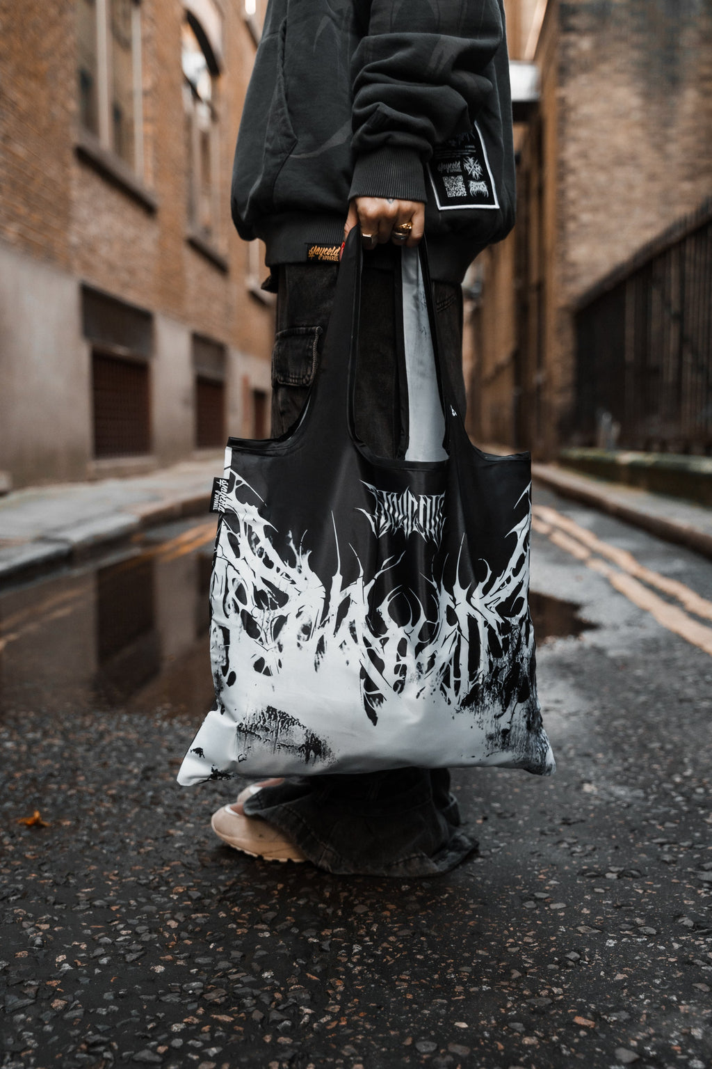 Veins Turn To Dust (Half Half) - Tote Bag