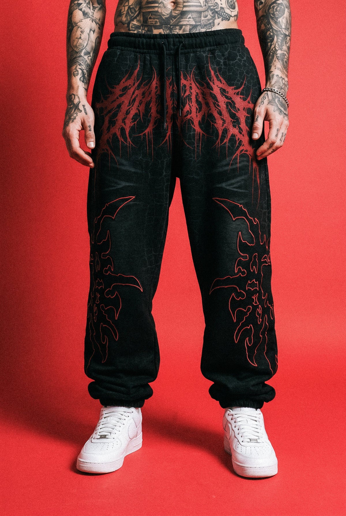 Warforged (Black) - Sweatpants (350GSM)