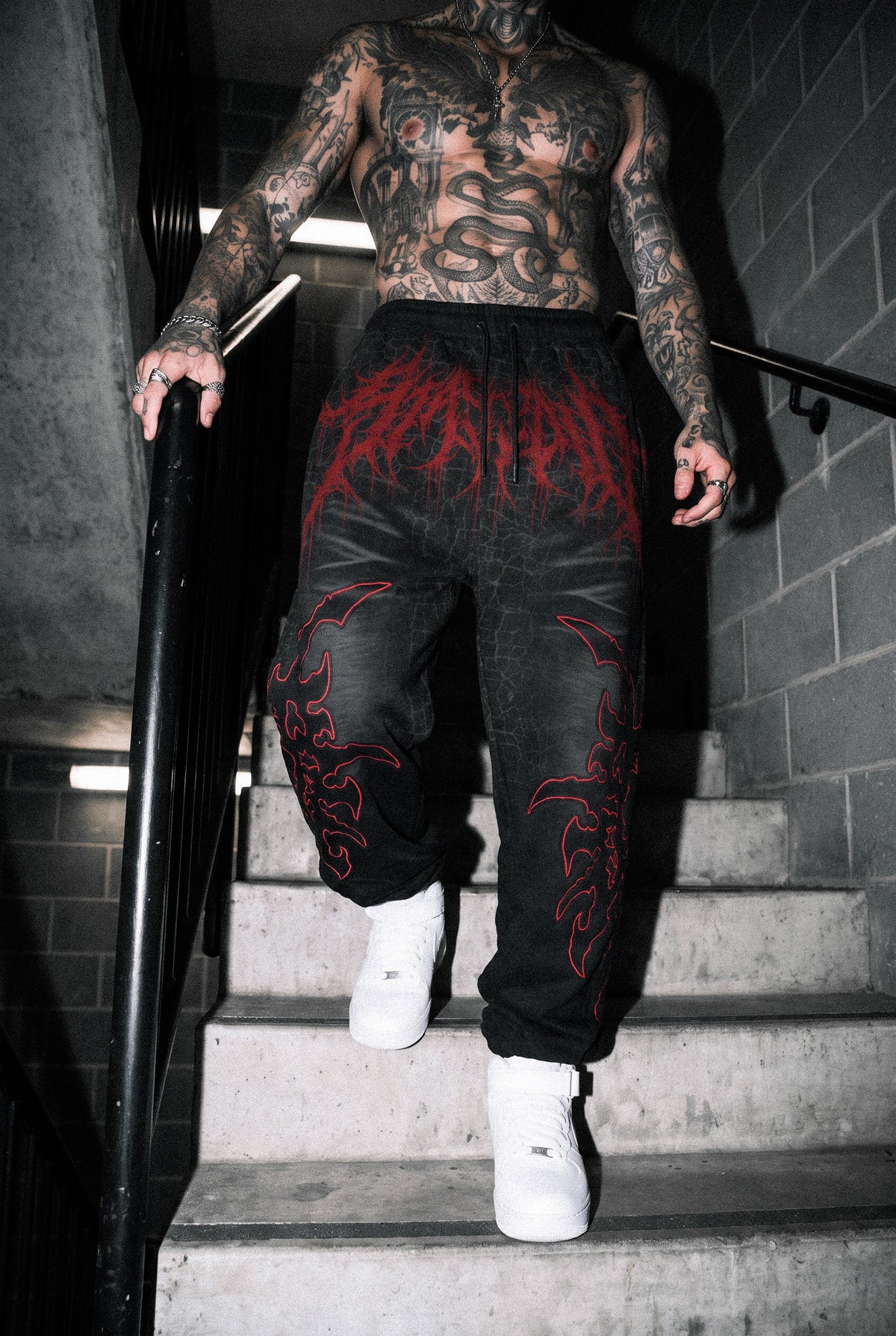 Warforged (Black) - Sweatpants (350GSM)