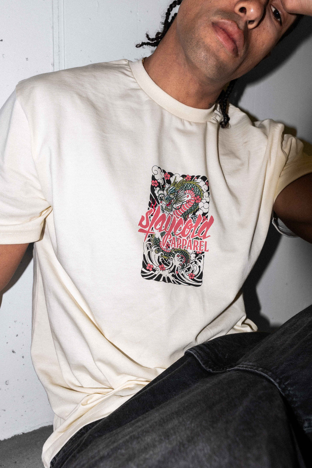 Wavebound (Sand) - Regular T-Shirt (200GSM)
