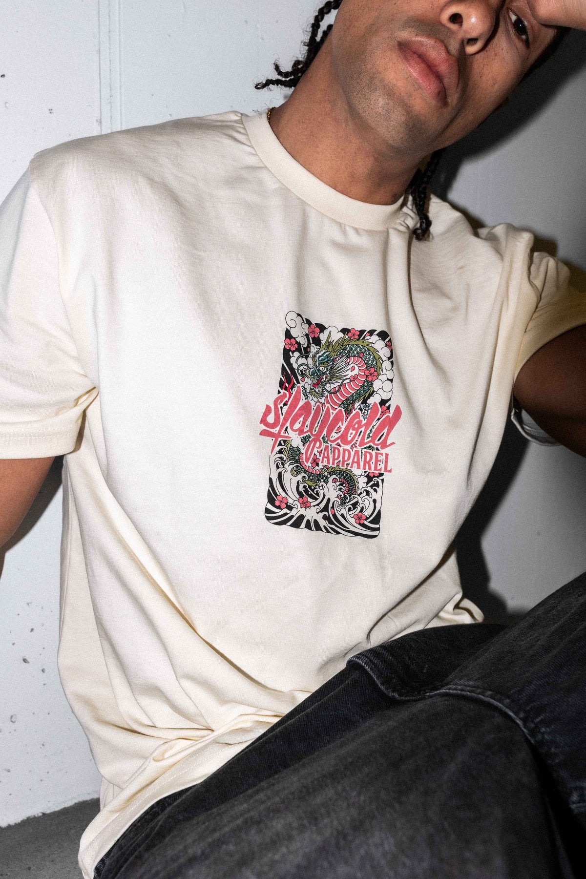 Wavebound (Sand) - Regular T-Shirt (200GSM)