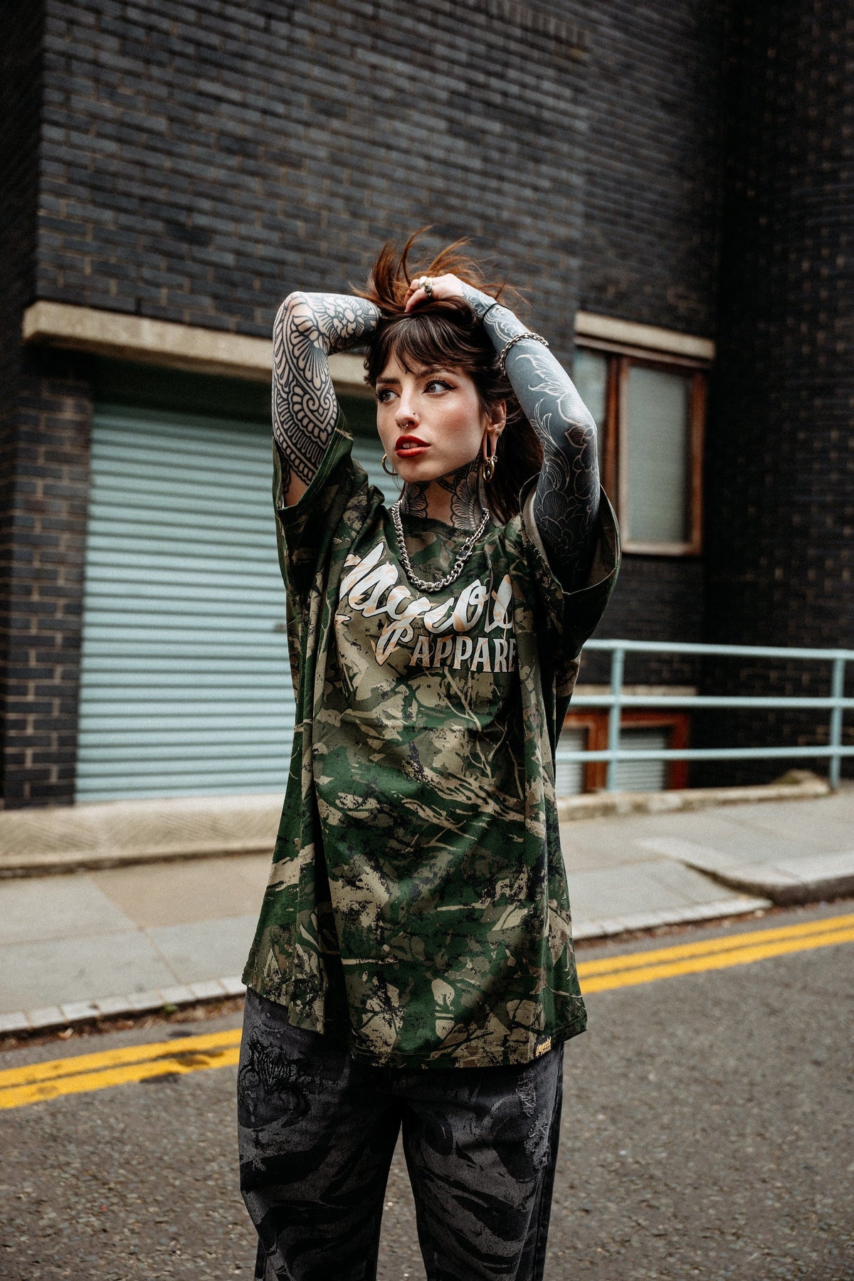 Witchfire (Camo) - Oversized T-Shirt (200GSM)