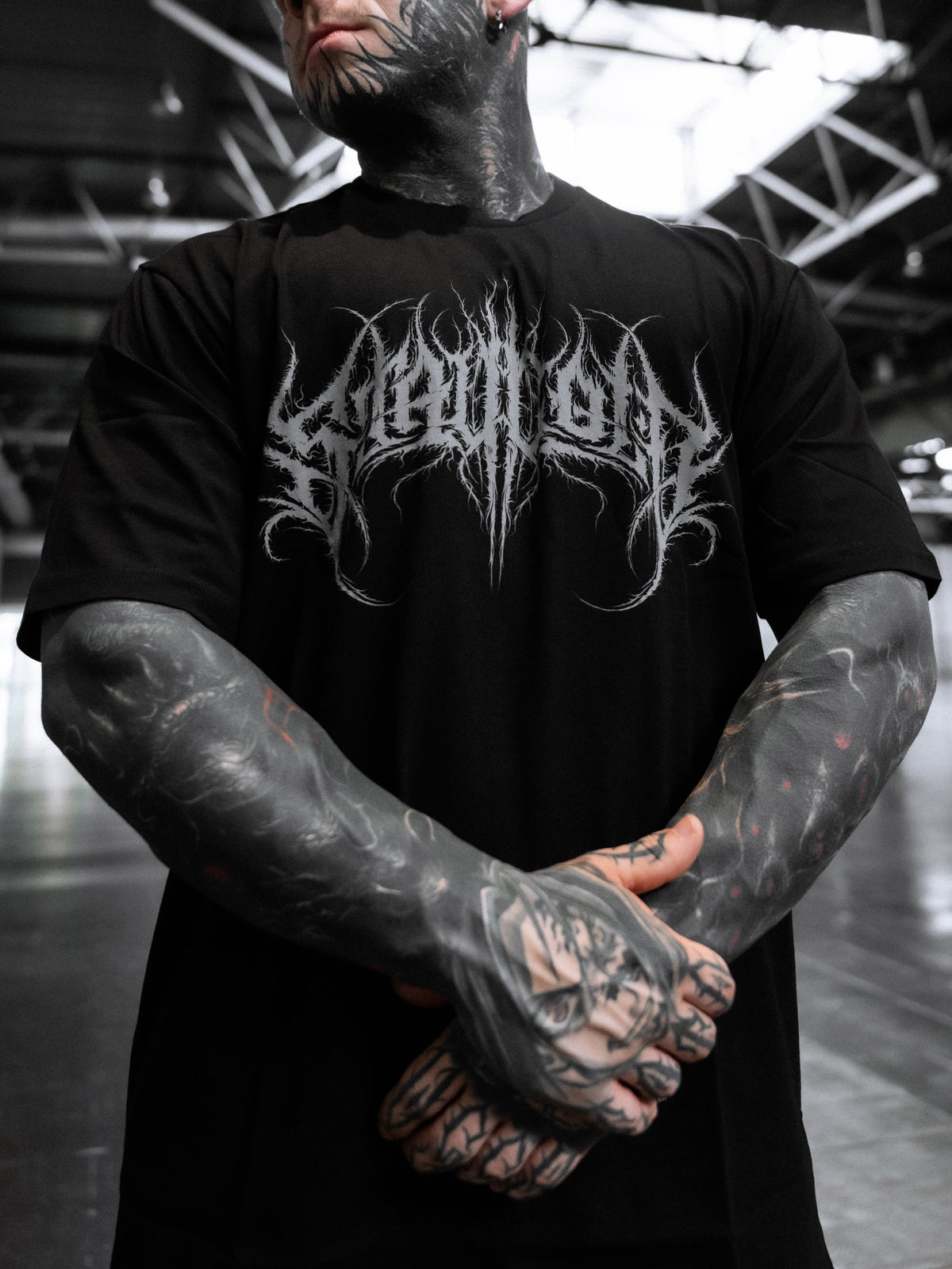 Wolfdawn (Black) - Regular T-Shirt (200GSM)