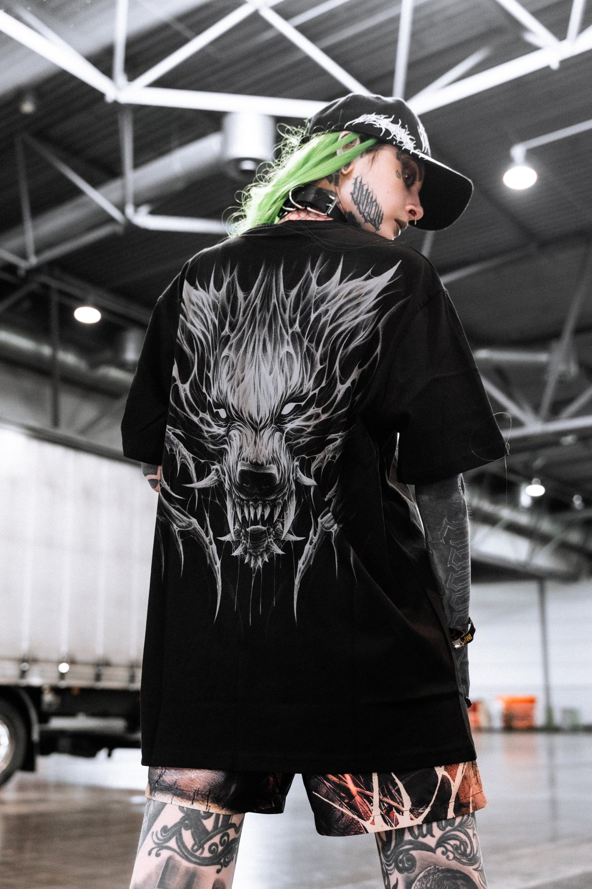 Wolfdawn (Black) - Regular T-Shirt (200GSM)