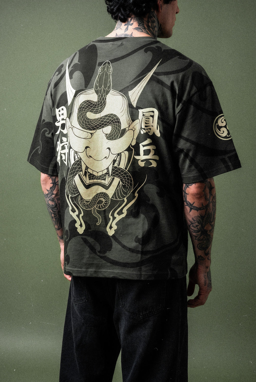 Yamas Judgement (Black) - Oversized T-Shirt (200GSM)