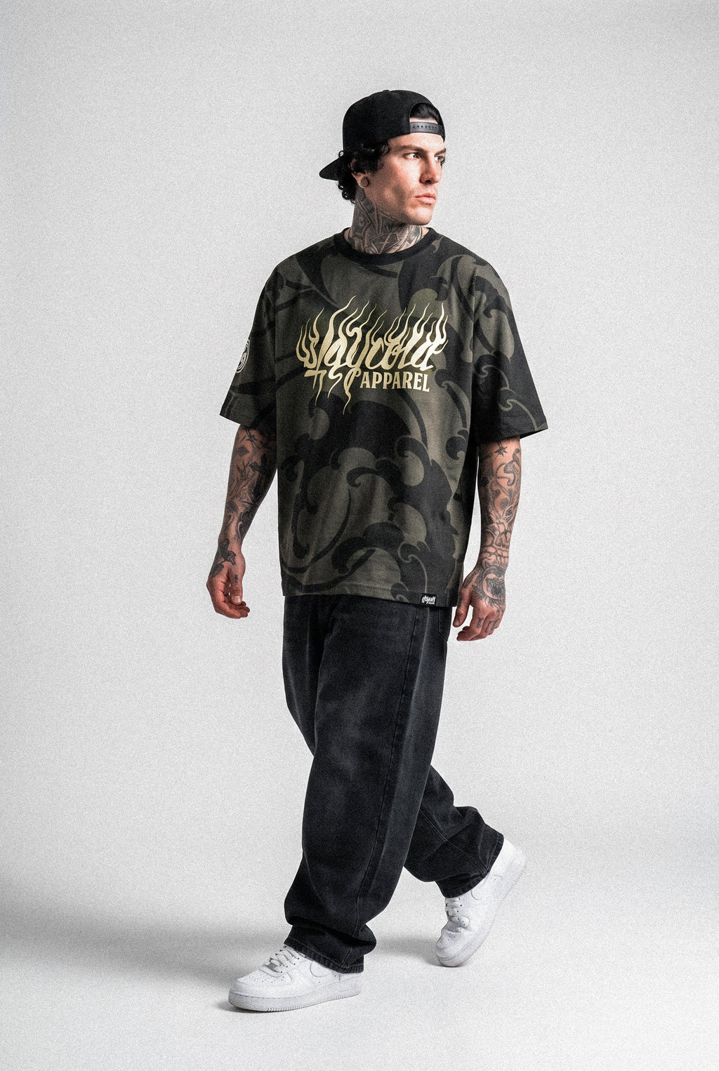 Yamas Judgement (Black) - Oversized T-Shirt (200GSM)