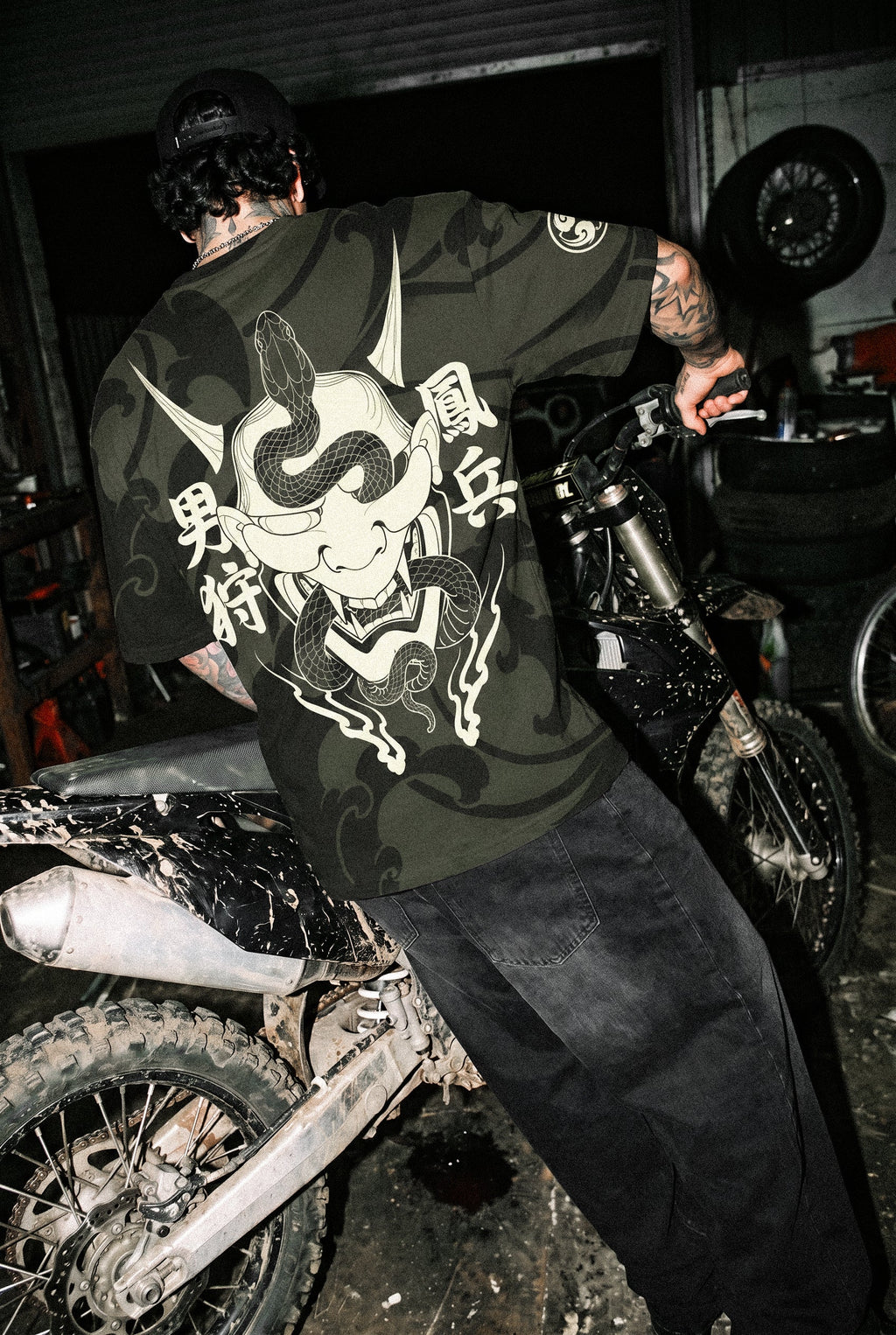 Yamas Judgement (Black) - Oversized T-Shirt (200GSM)