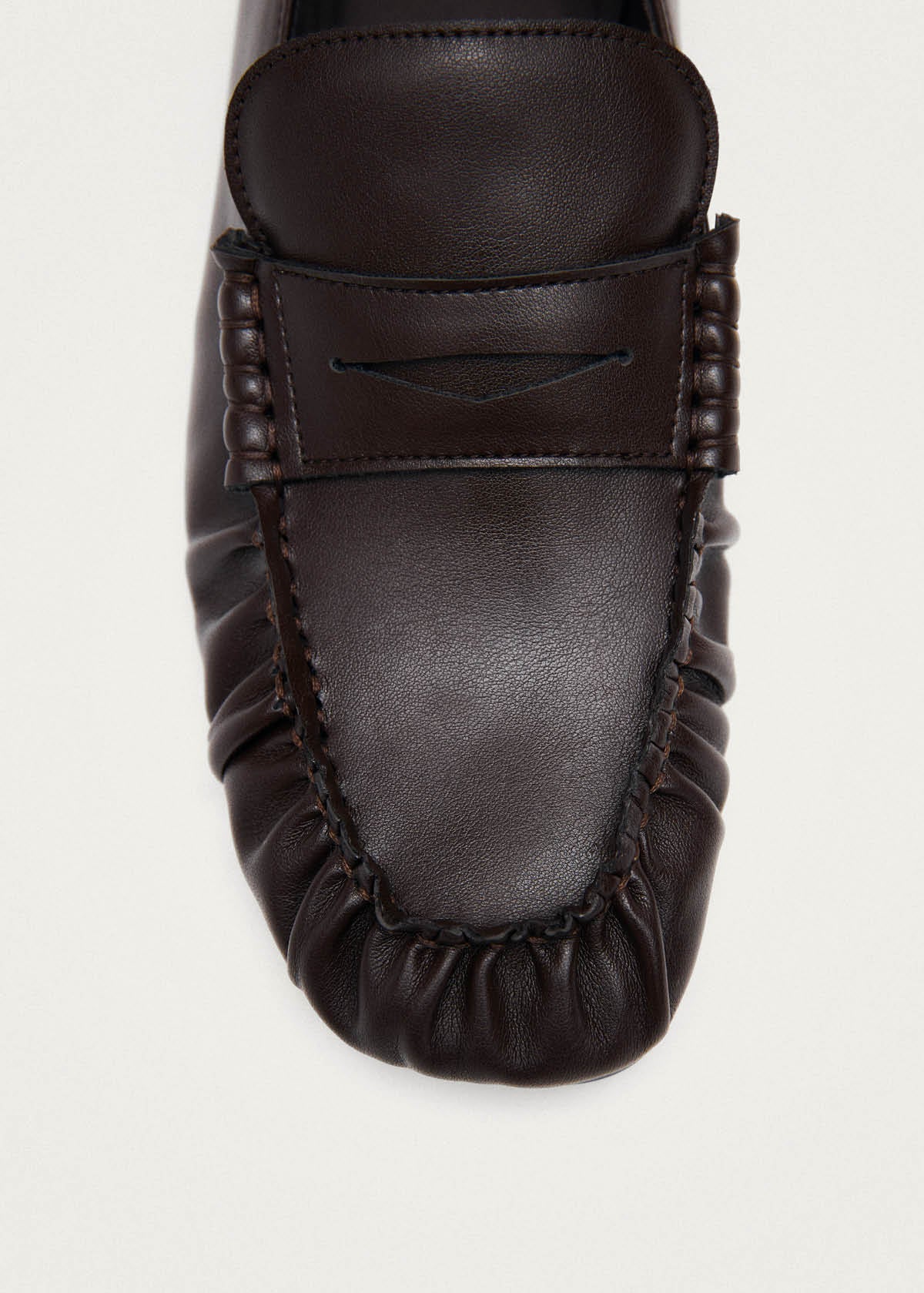 Aven Brown Vegan Leather Loafers