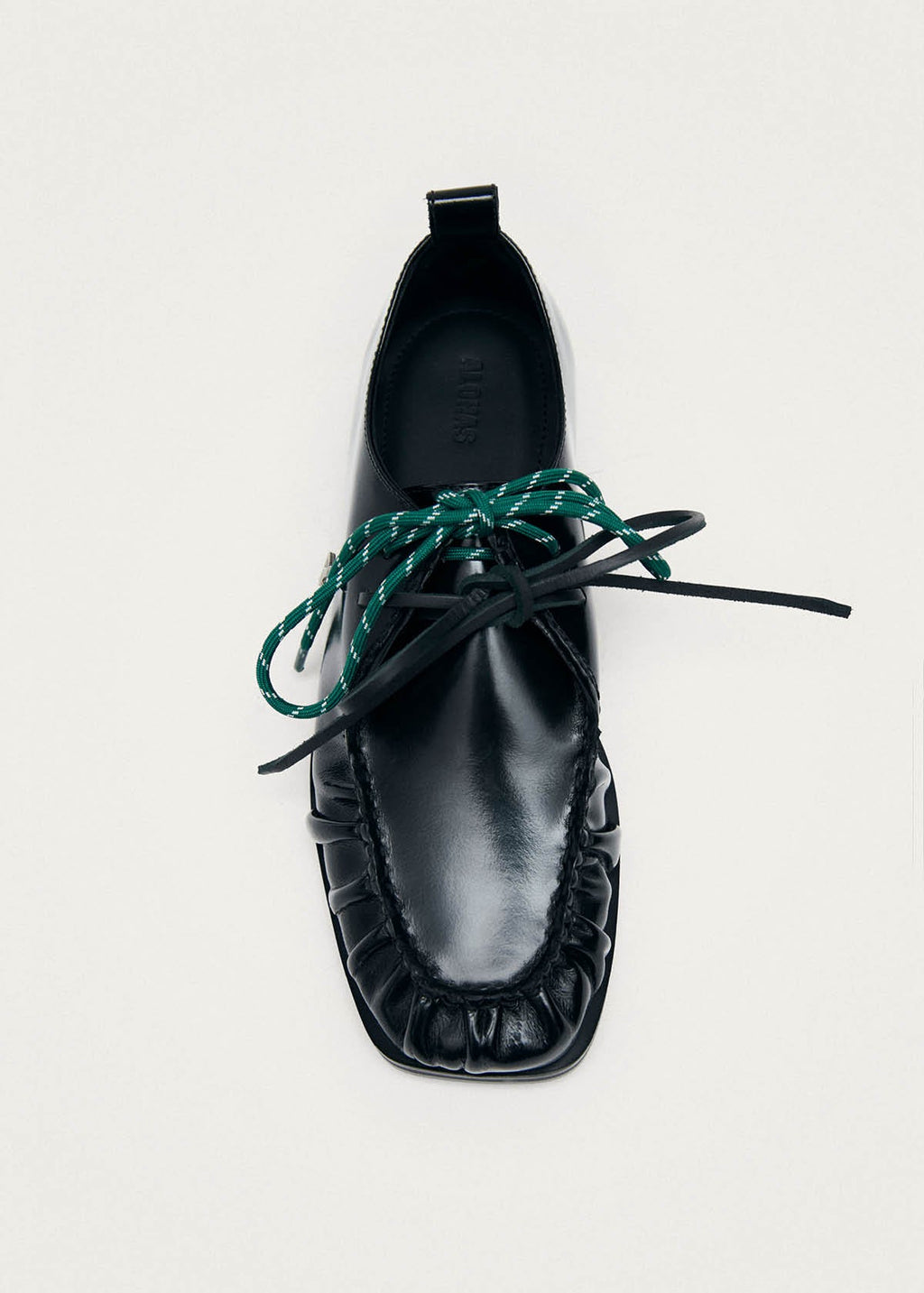 Dani Black Leather Oxfords