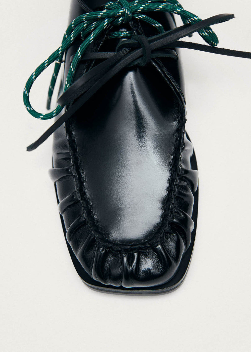 Dani Black Leather Oxfords
