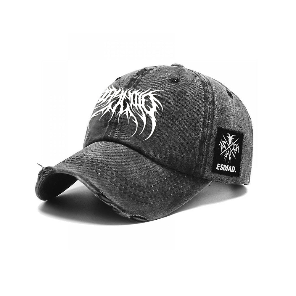 Bloodshot - Bleached Dad Cap (White)