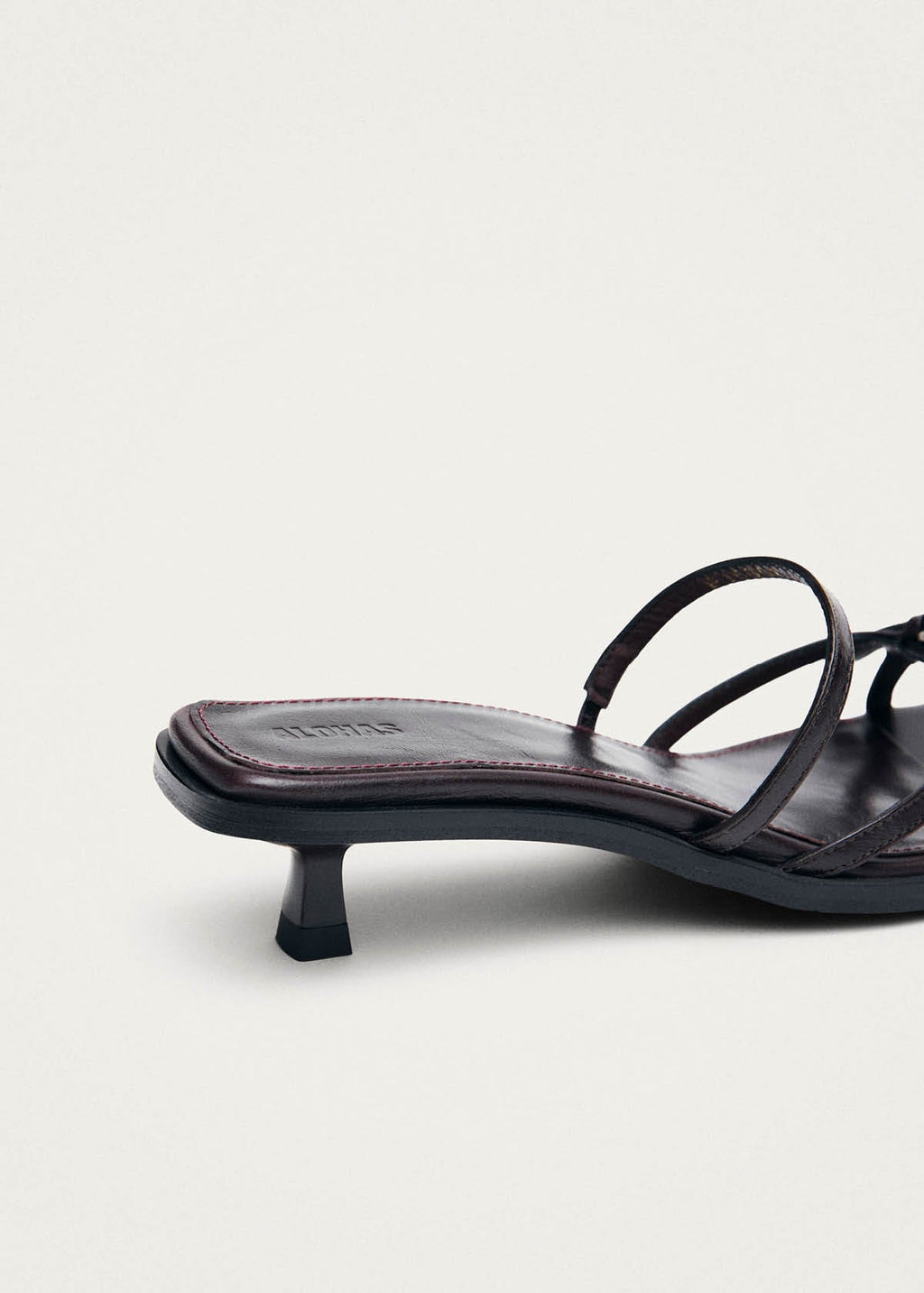 Liko Rift Dark Brown Leather Sandals