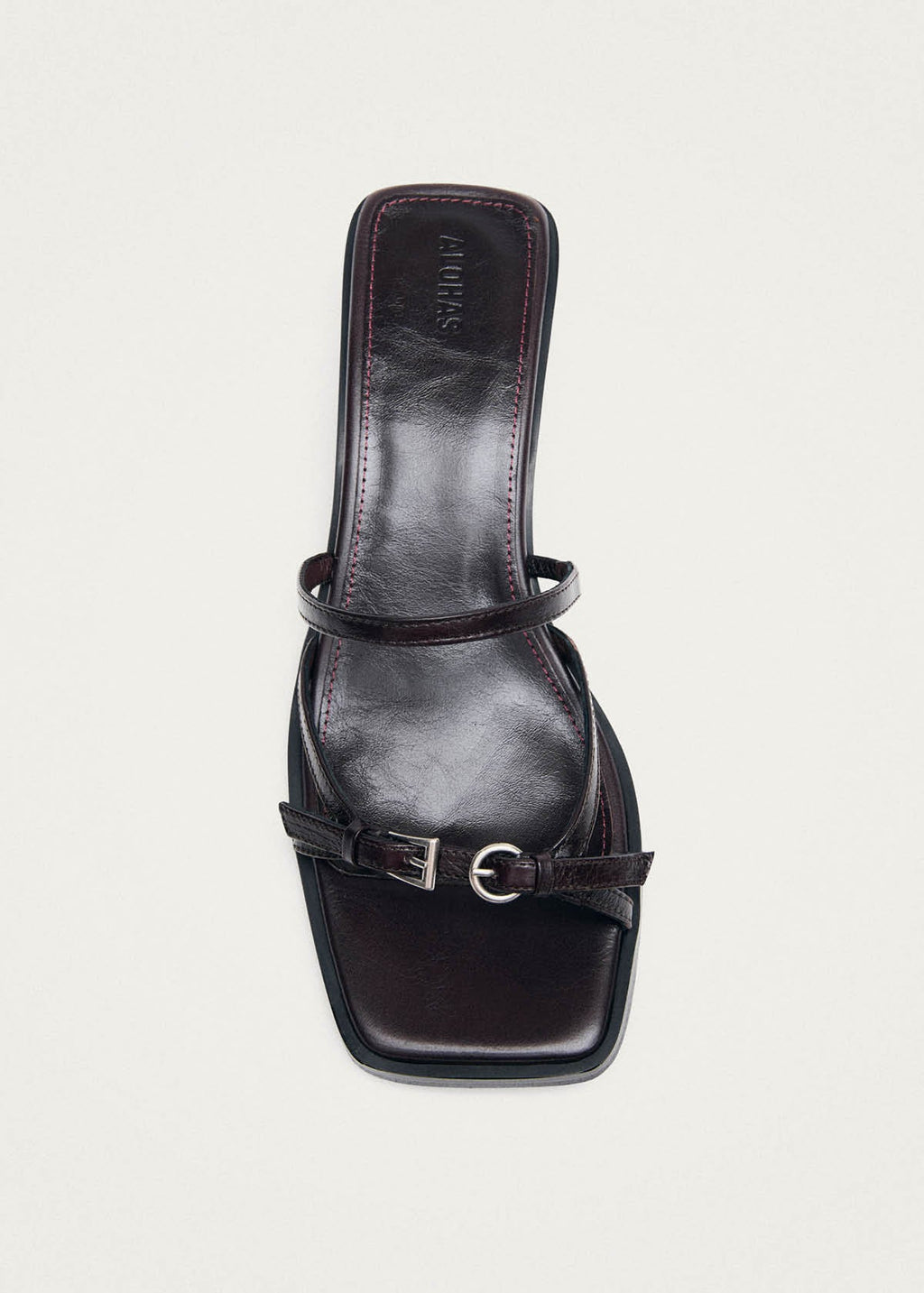 Liko Rift Dark Brown Leather Sandals