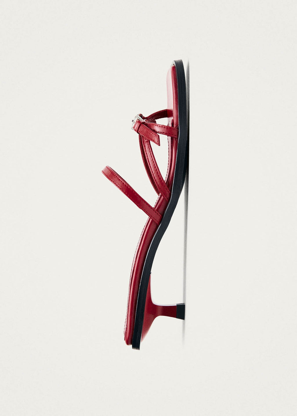 Liko Rift Red Leather Sandals