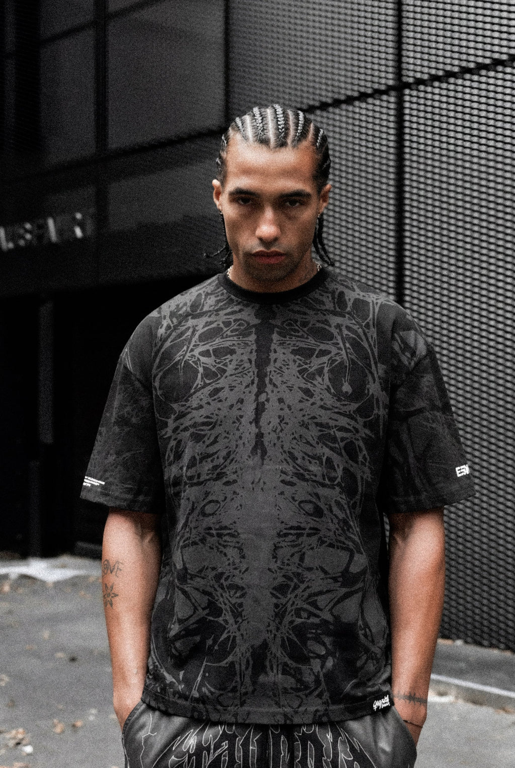 Deathwood (Dark Grey) - Heavy Oversized T-Shirt (250GSM)