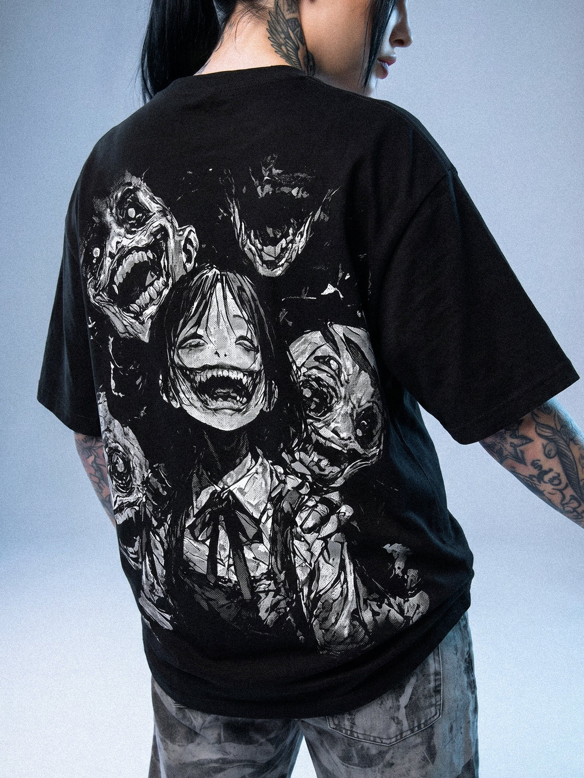 Frostgrin (Black) - Regular T-Shirt (200GSM)