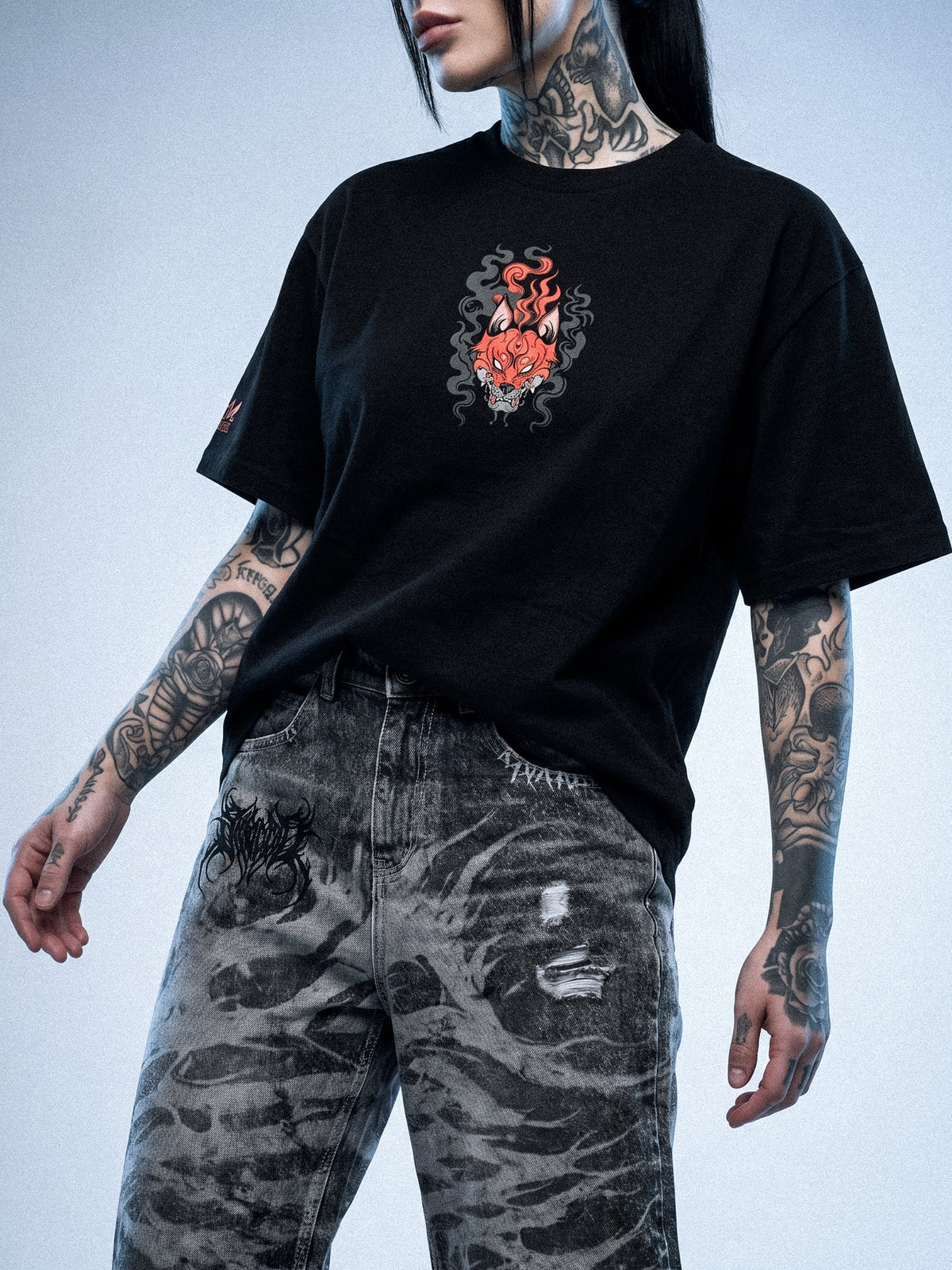 Ash Hunter (Black) - Regular T-Shirt (200GSM)