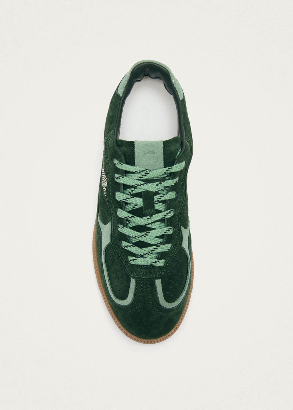 Tb.490 Rife Green Tones Leather Sneakers
